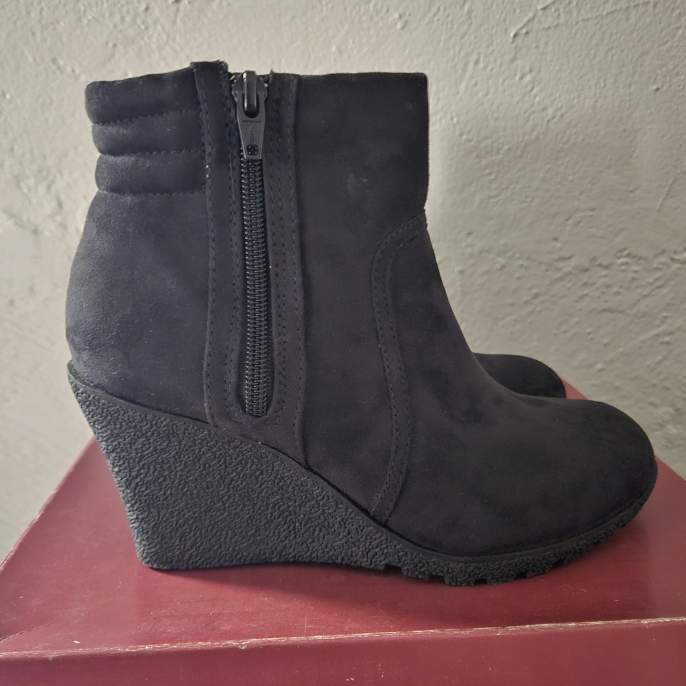 Merona Black  Ankle Booties, Used